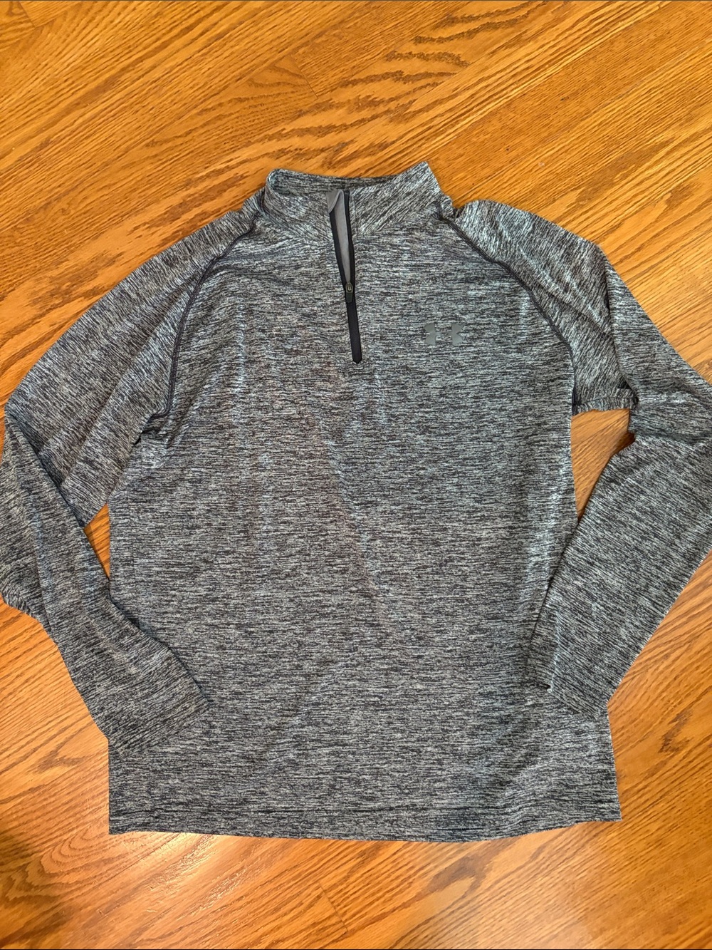 Under Armour Men's Grey Heather Quarter-Zip Performance Pullover